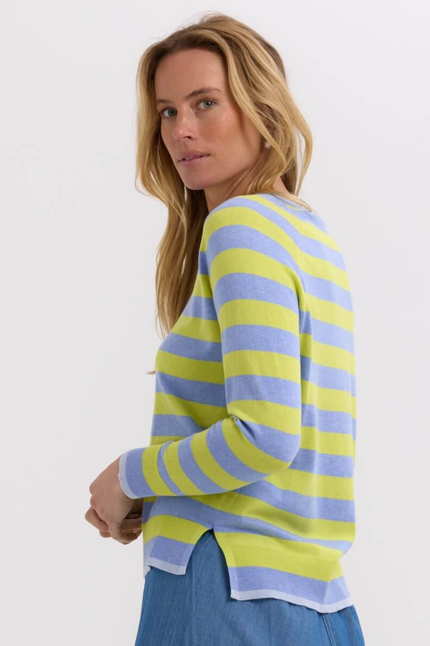 Z&P Essential Stripe V - Blueberry