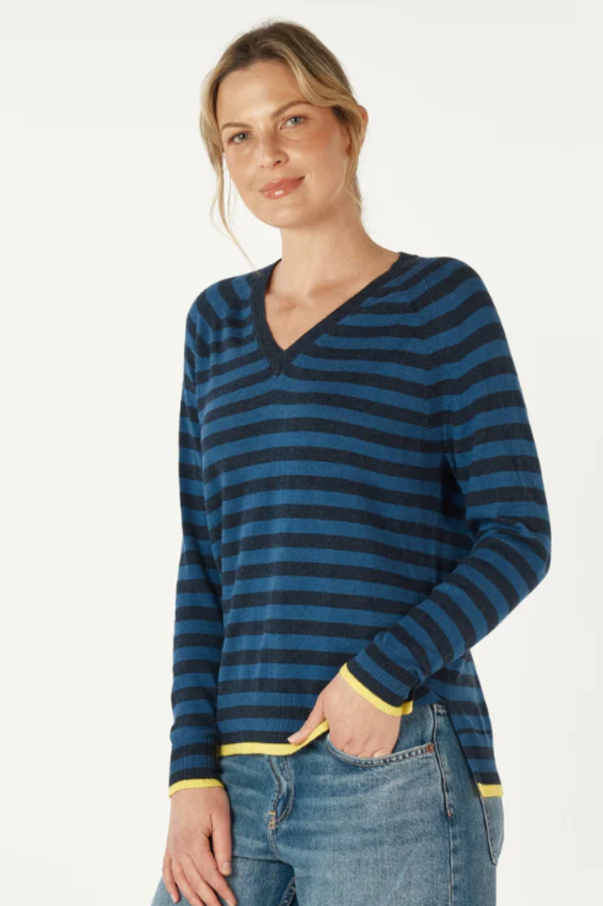 Z&P Essential Stripe V - Denim