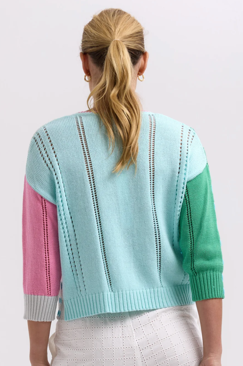 Z&P Thread Detail Cardi - Apple