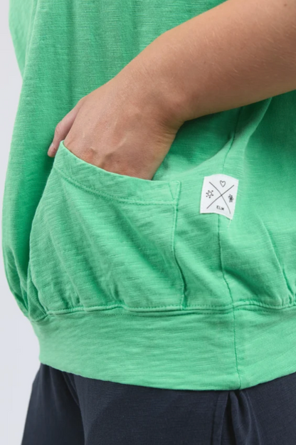 Elm Mazie Sweat - Spring Green