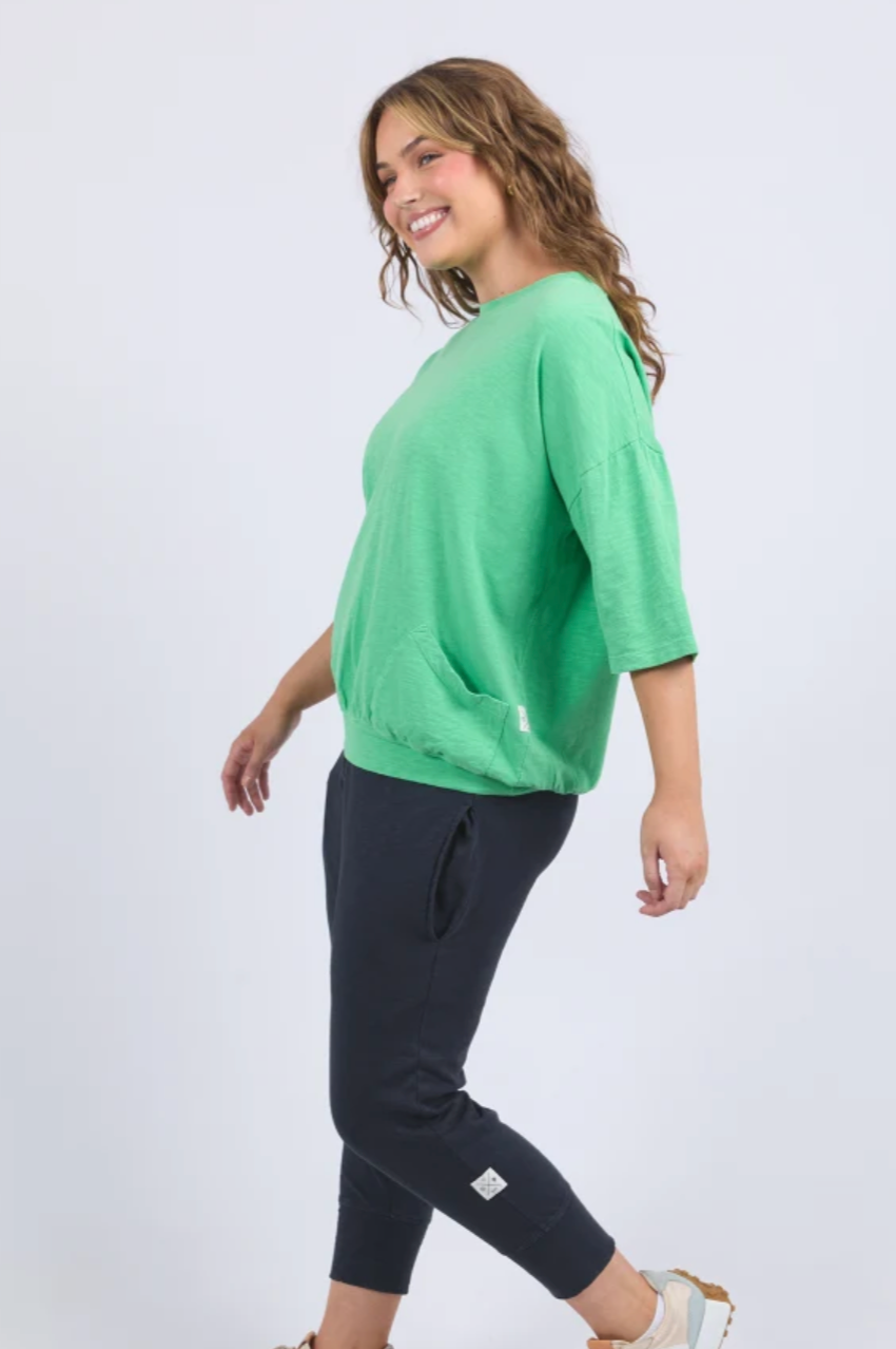 Elm Mazie Sweat - Spring Green
