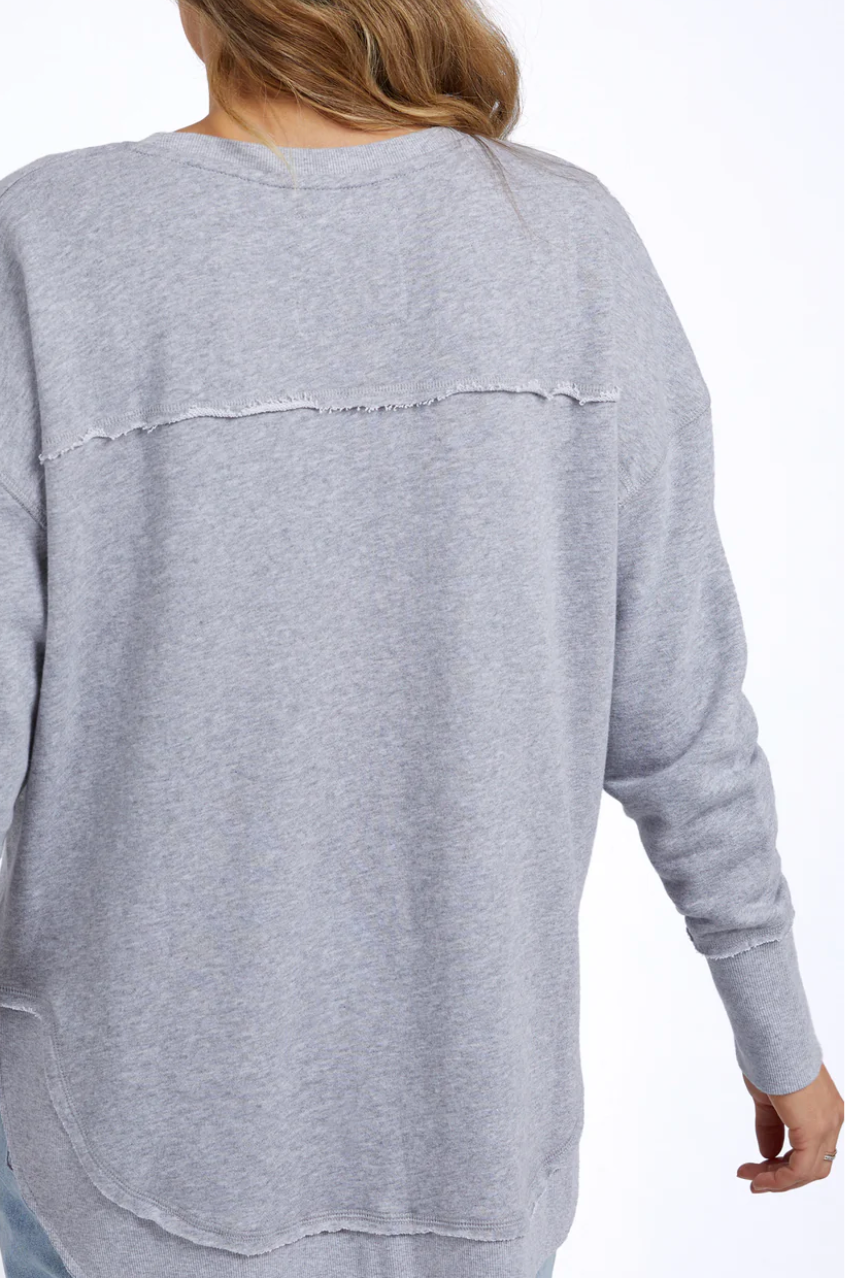 Foxwood Simplified Crew - Grey Marle
