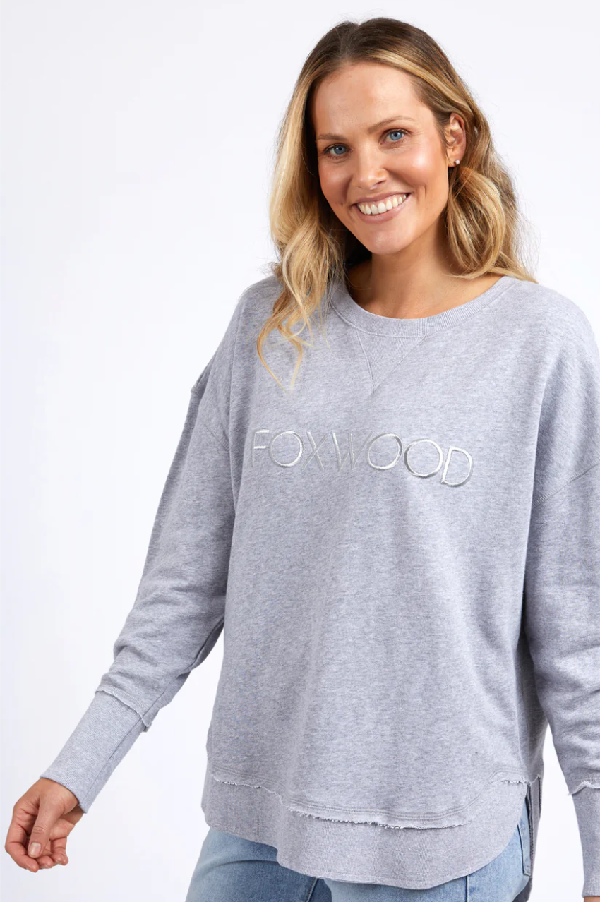 Foxwood Simplified Crew - Grey Marle