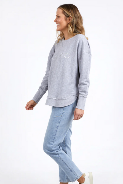 Foxwood Simplified Crew - Grey Marle