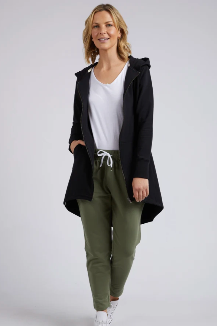Elm Mara Zip Hoodie - Black