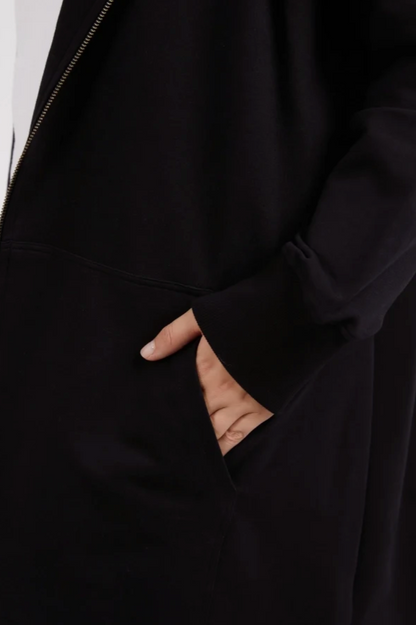 Elm Mara Zip Hoodie - Black