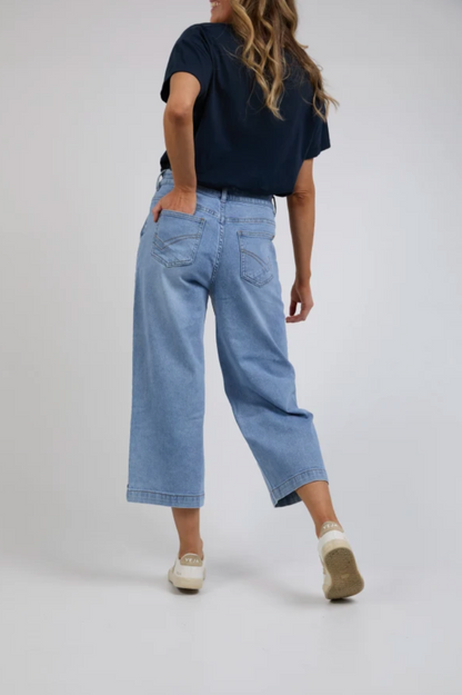 Elm Sidney Cropped Wide Leg Jean