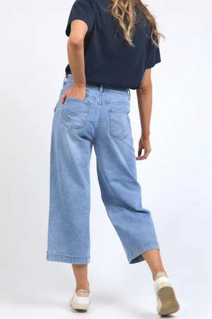 Elm Sidney Cropped Wide Leg Jean