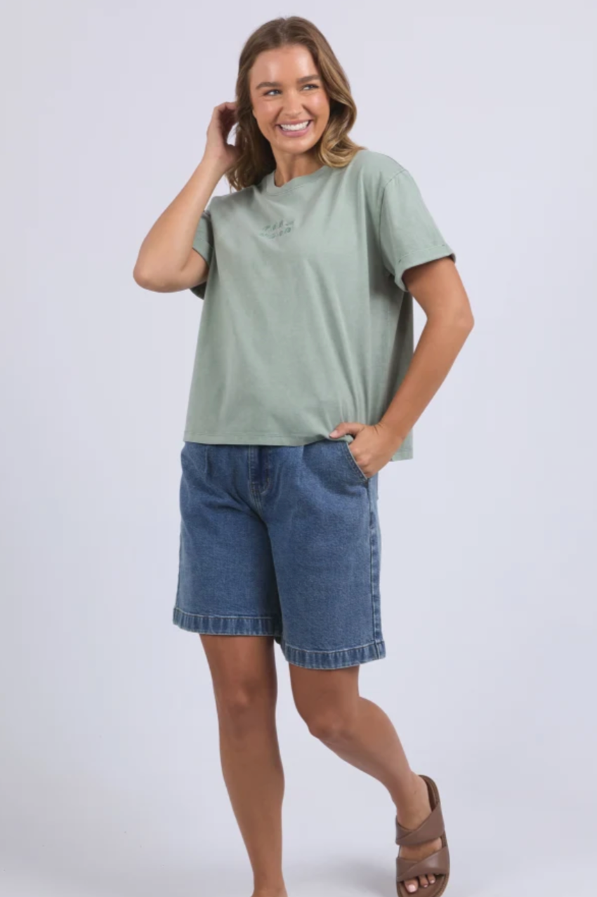 Foxwood Huntleigh Oversized Tee - Iceberg