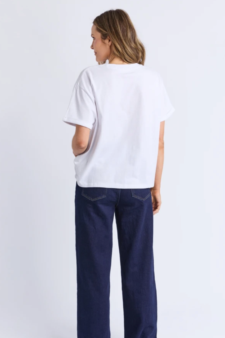 Foxwood Huntleigh Oversized Tee - White