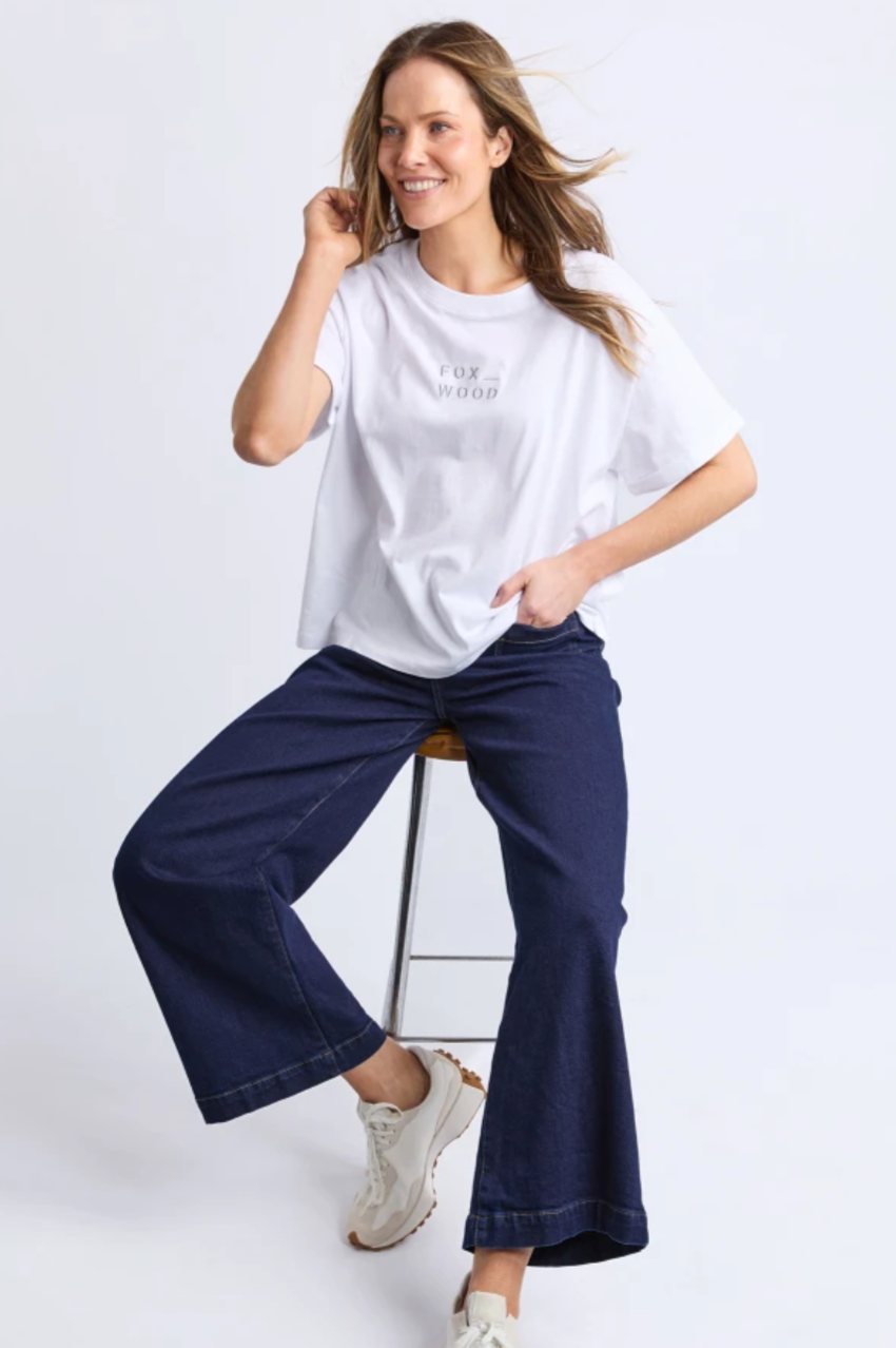 Foxwood Huntleigh Oversized Tee - White