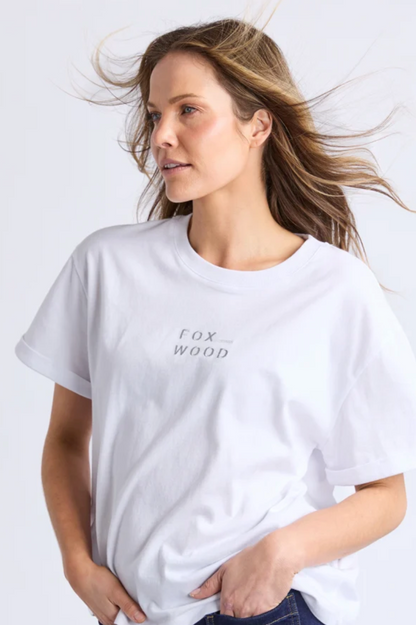 Foxwood Huntleigh Oversized Tee - White