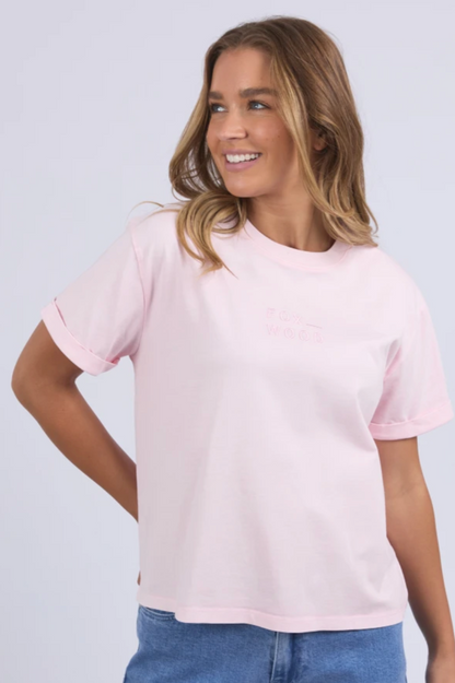Foxwood Huntleigh Oversized Tee - Pale Pink