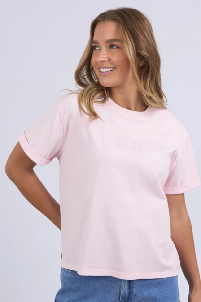 Foxwood Huntleigh Oversized Tee - Pale Pink