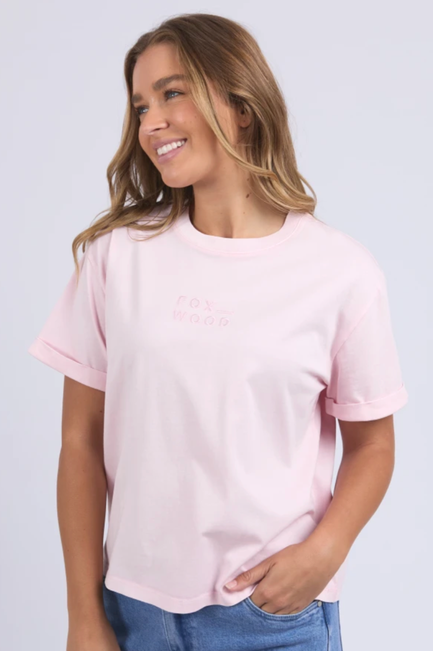 Foxwood Huntleigh Oversized Tee - Pale Pink