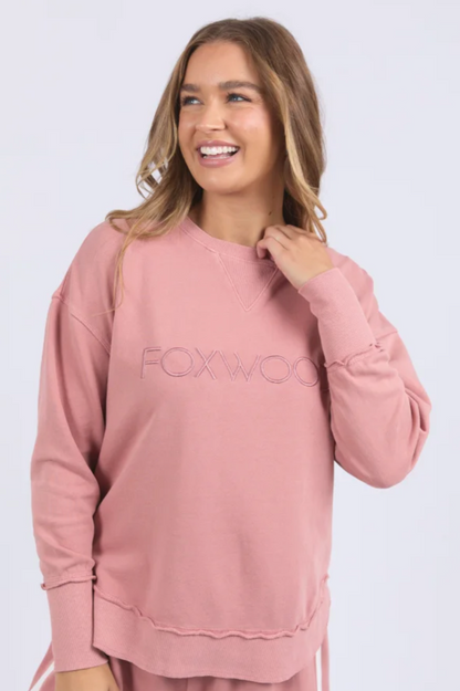 Foxwood Simplified Crew - Dusty Rose