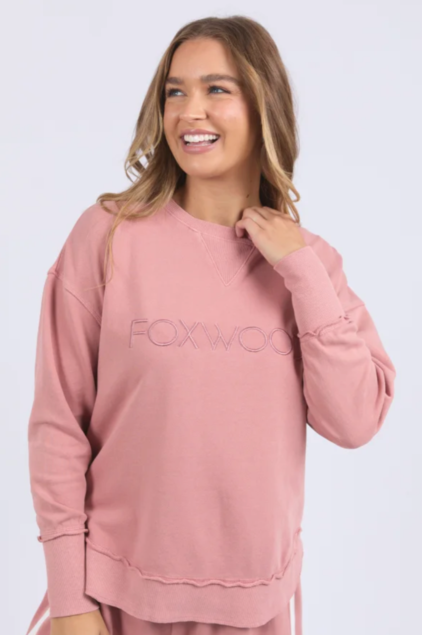 Foxwood Simplified Crew - Dusty Rose