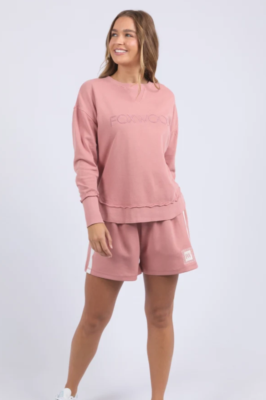 Foxwood Simplified Crew - Dusty Rose