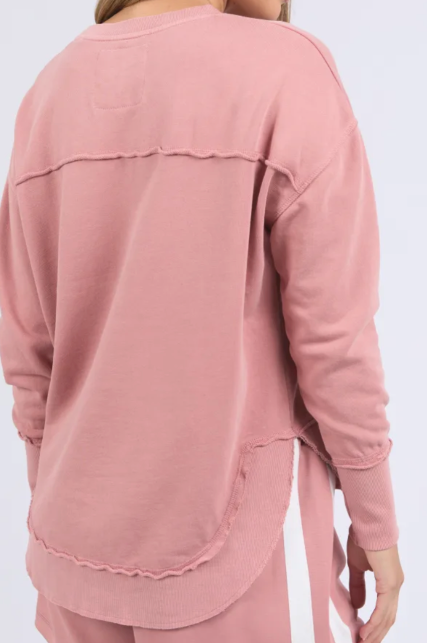 Foxwood Simplified Crew - Dusty Rose