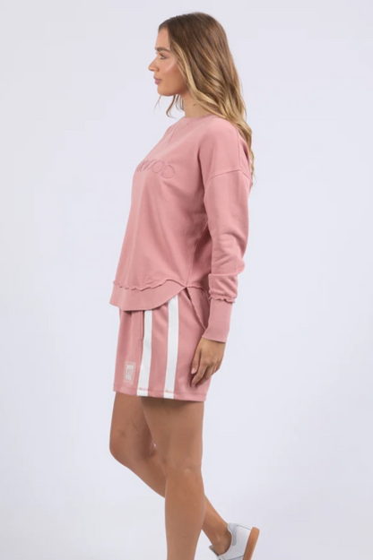 Foxwood Simplified Crew - Dusty Rose