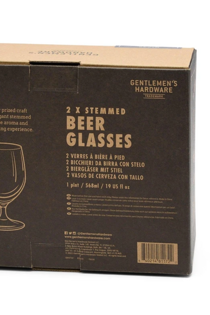 Tulip Beer Glasses - Set of 2