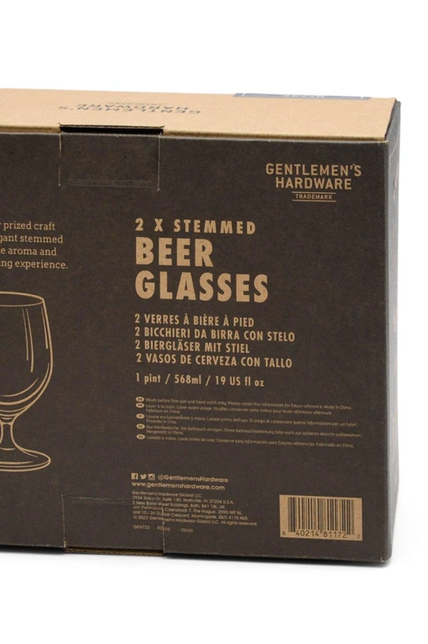 Tulip Beer Glasses - Set of 2
