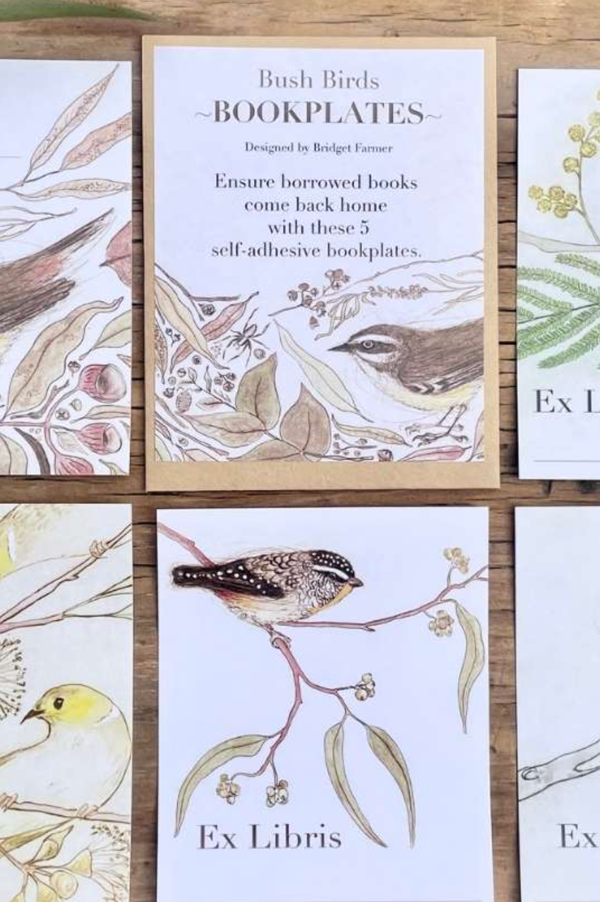 Bookplates - Bush Birds