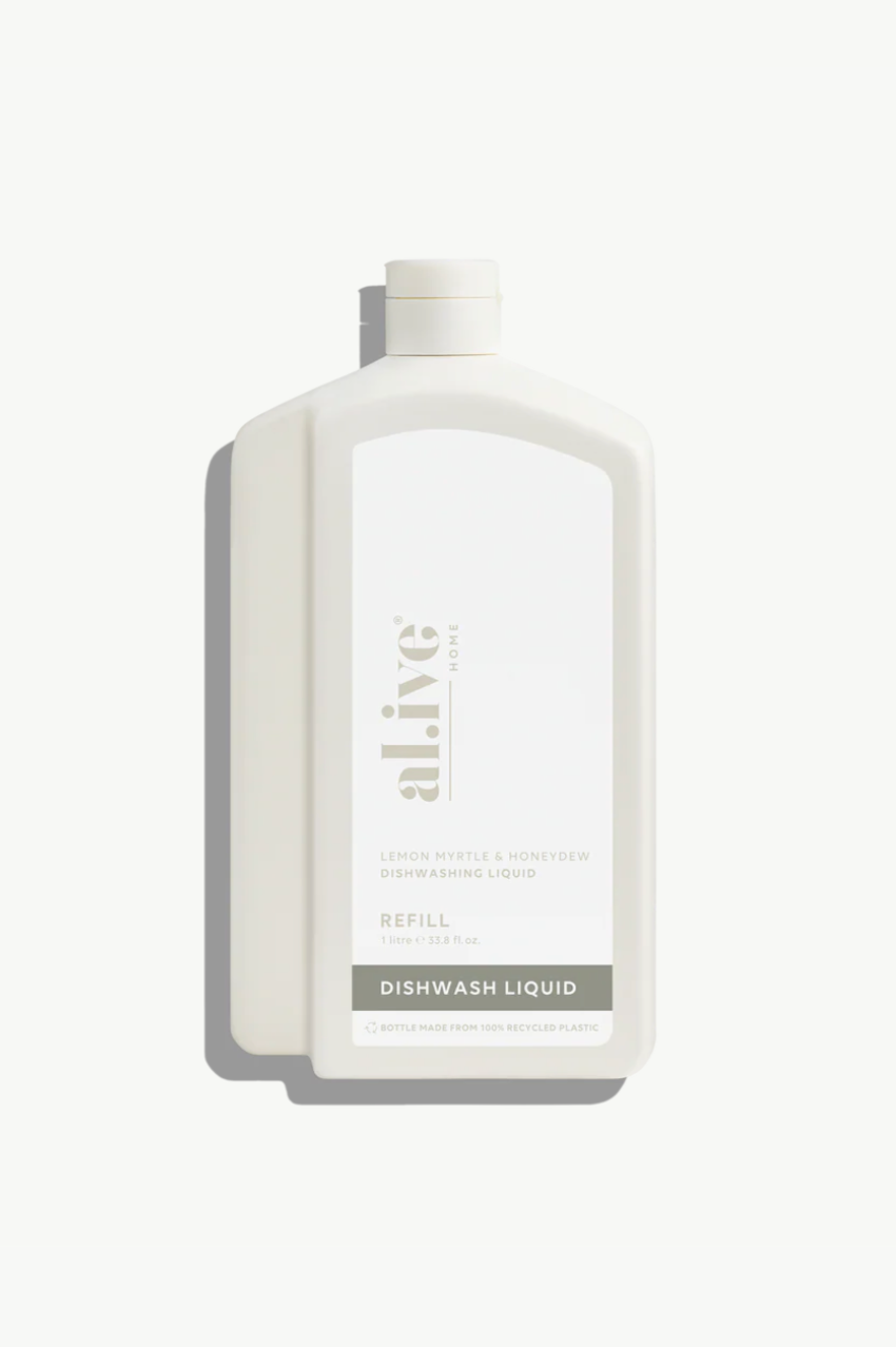 Alive Dishwashing Refill (1 Ltr)- Lemon Myrtle & Honeydew