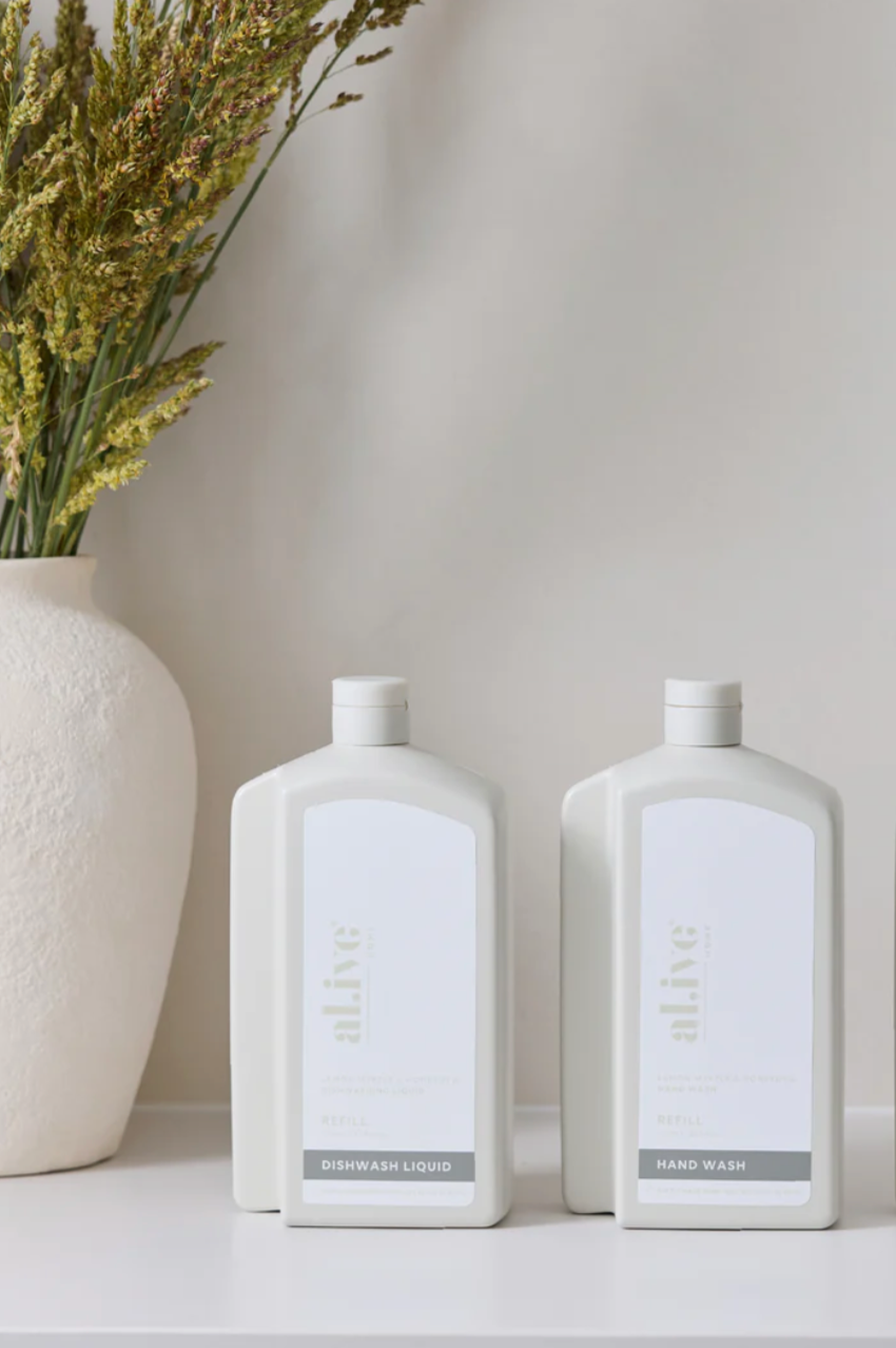 Alive Dishwashing Refill (1 Ltr)- Lemon Myrtle & Honeydew