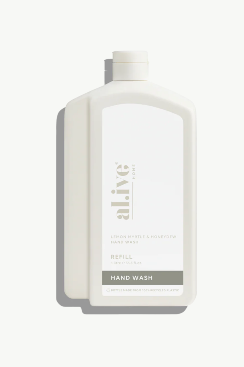 Alive Kitchen Handwash Refill (1 Ltr)- Lemon Myrtle & Honeydew