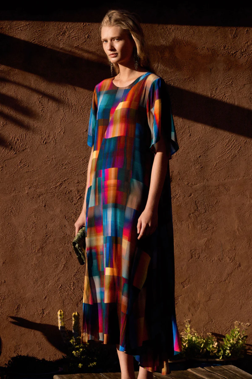 Elk Byde Dress - Ekko Print