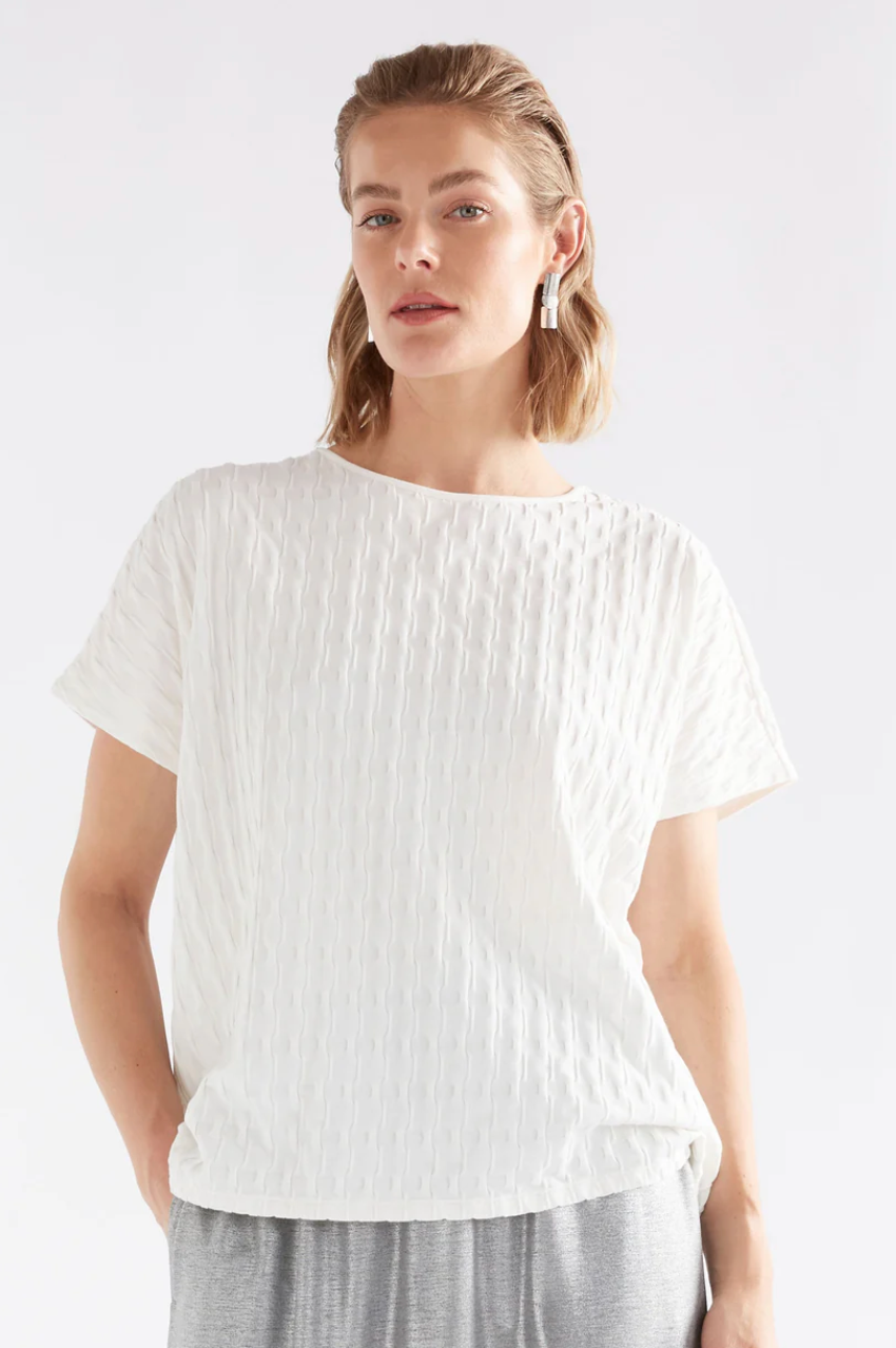 Elk Orta Boxy Tshirt - White