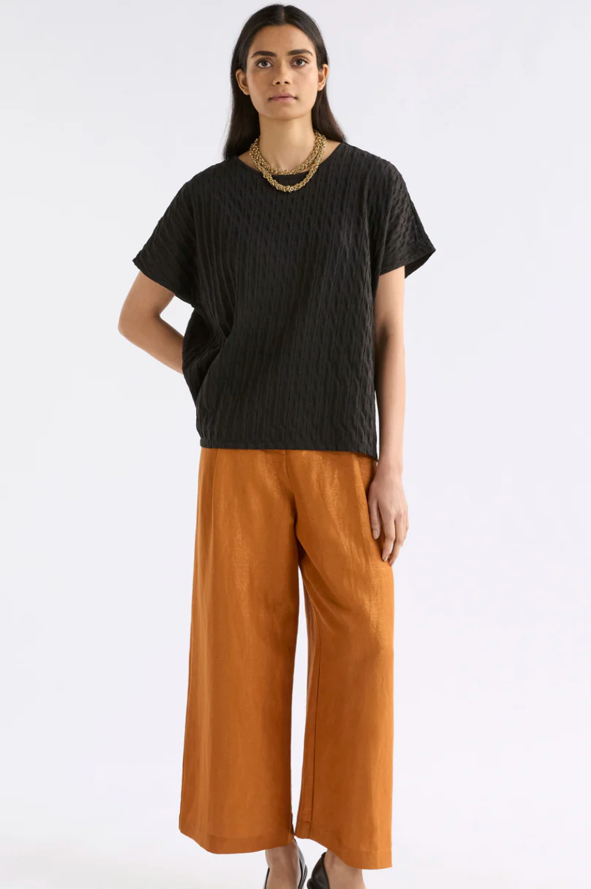 Elk Orta Boxy Tshirt - Black