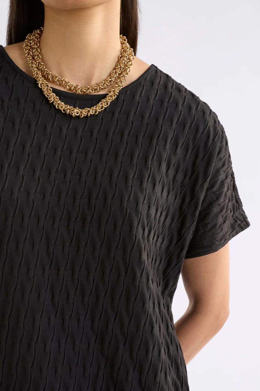 Elk Orta Boxy Tshirt - Black