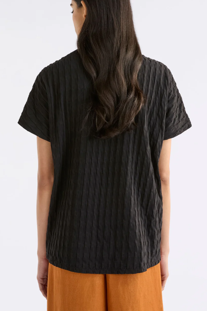 Elk Orta Boxy Tshirt - Black