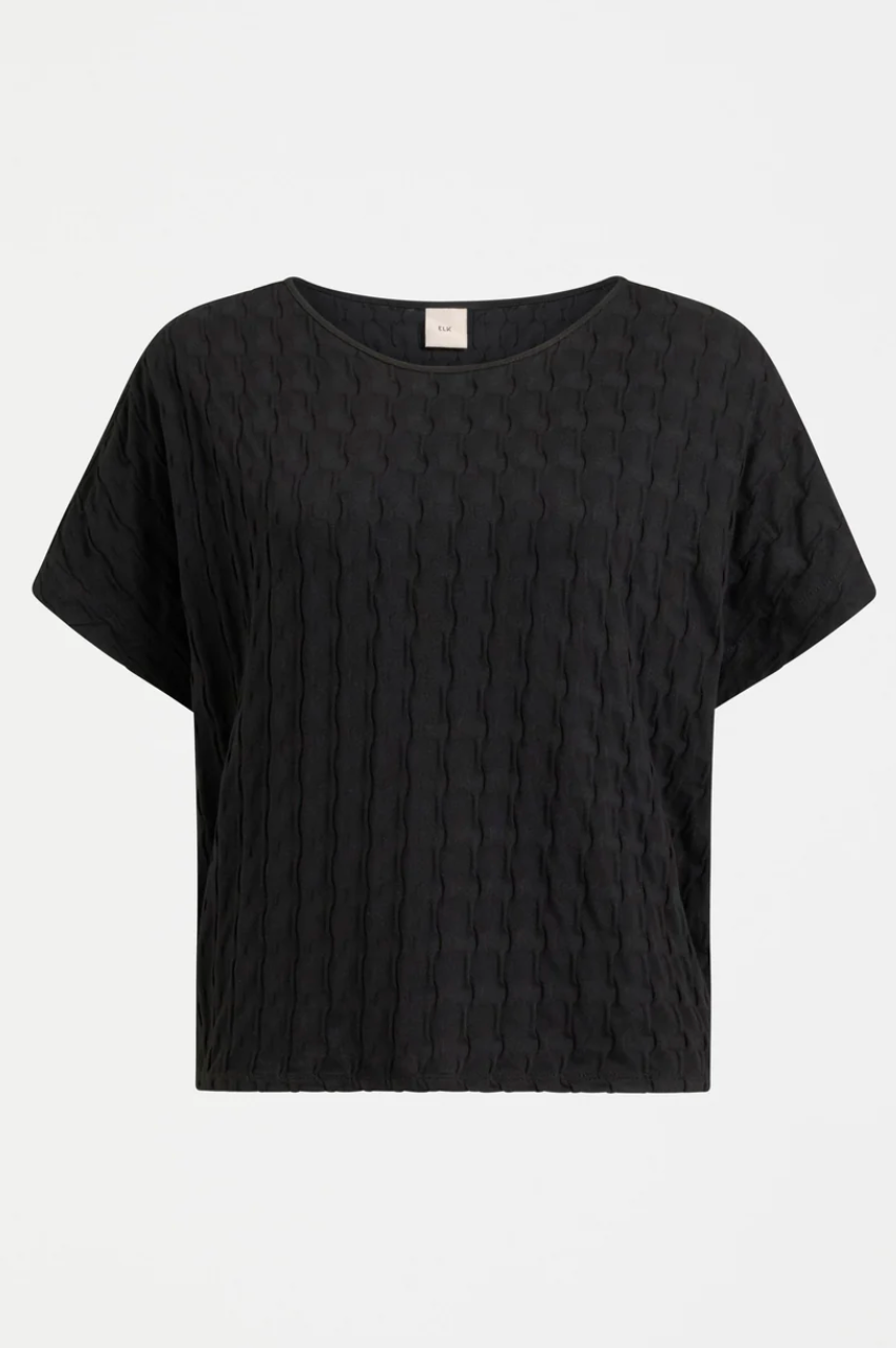 Elk Orta Boxy Tshirt - Black