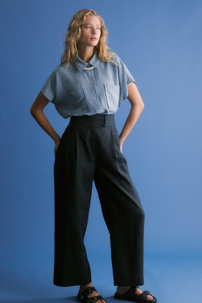 Elk Lejer Pant - Navy