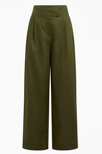 Elk Lejer Pant - Bright Olive