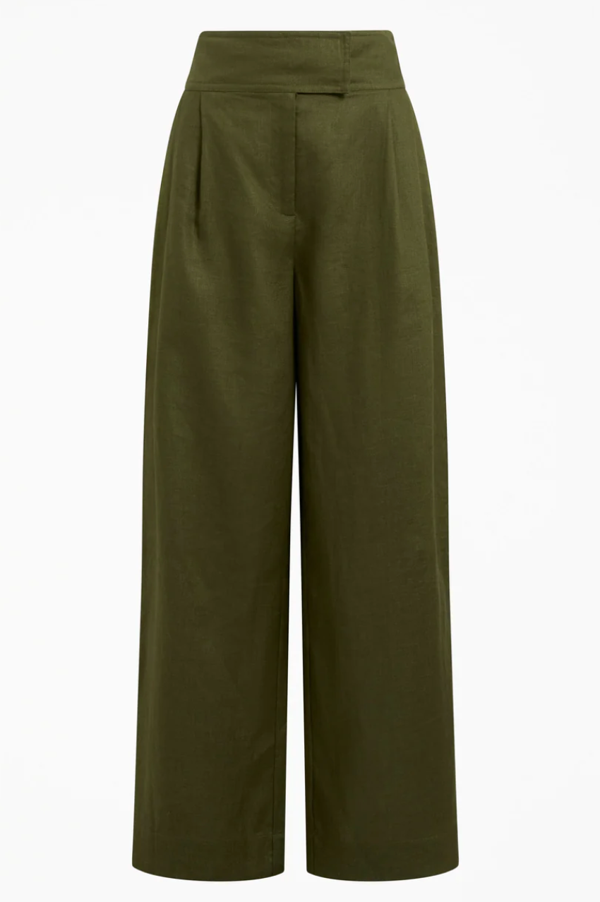 Elk Lejer Pant - Bright Olive