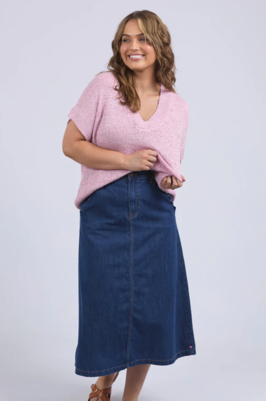 Elm Elba Knit Top - Dusk