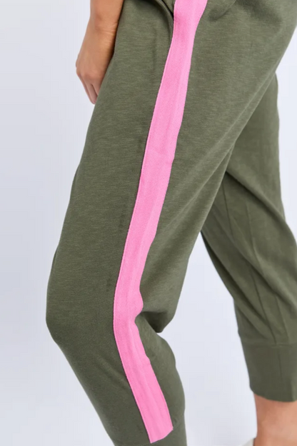 Elm Brunch Pant/Side Tape - Clover