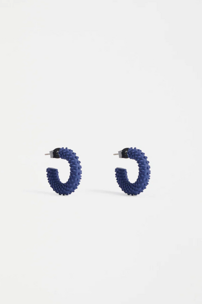 Ekstaa Mini Hoop Earring - Navy