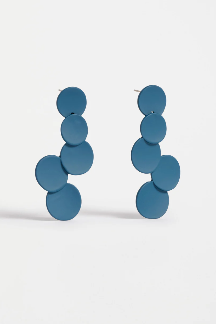 Tallke Drop Earring - Slate Blue