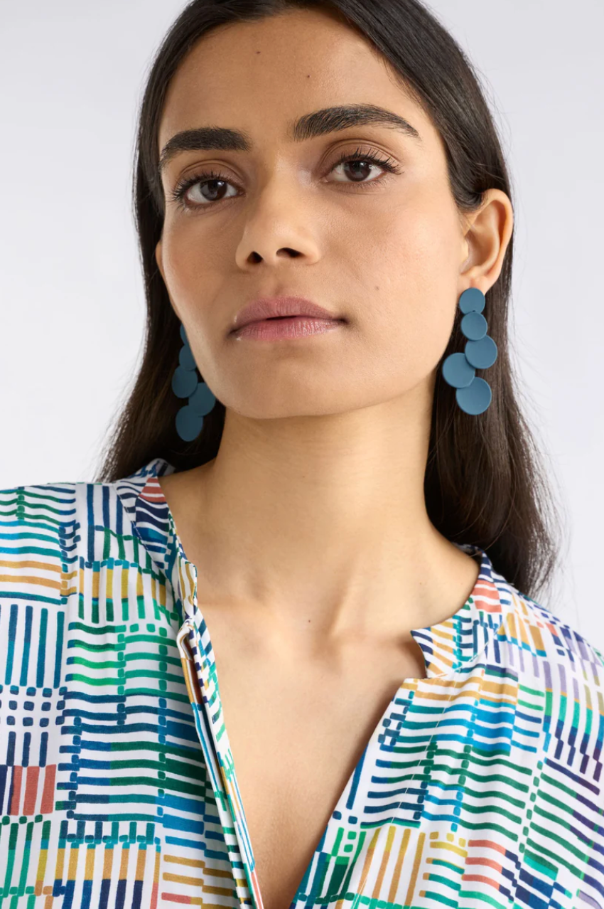 Tallke Drop Earring - Slate Blue