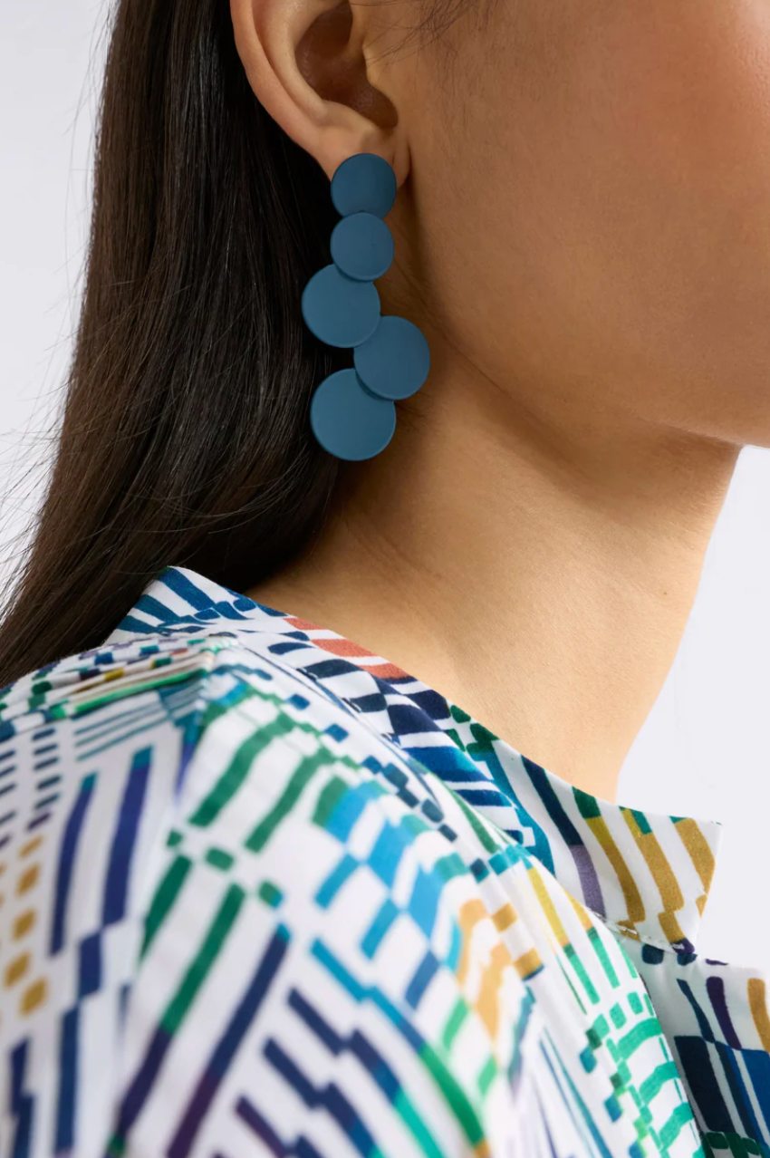 Tallke Drop Earring - Slate Blue