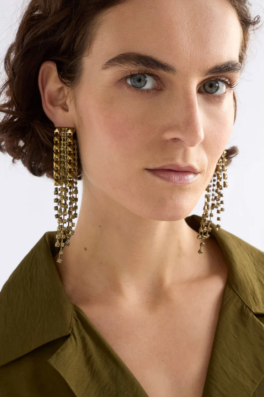 Rutor Earring - Olive