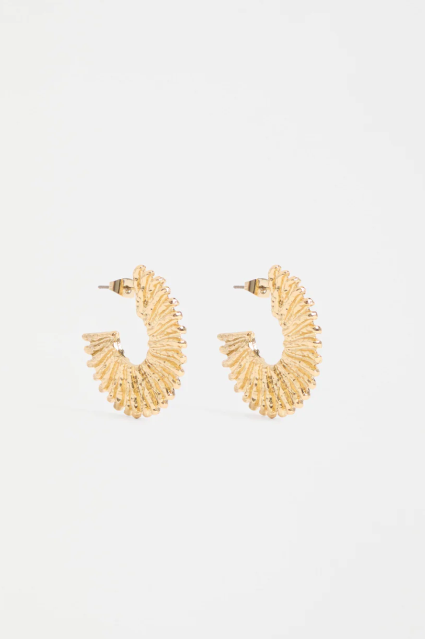 Krusen Hoop Earring - Gold