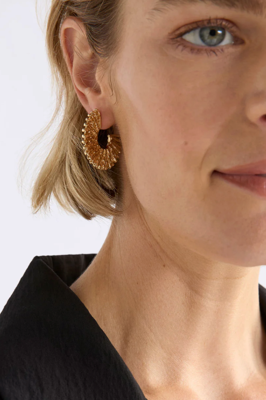 Krusen Hoop Earring - Gold