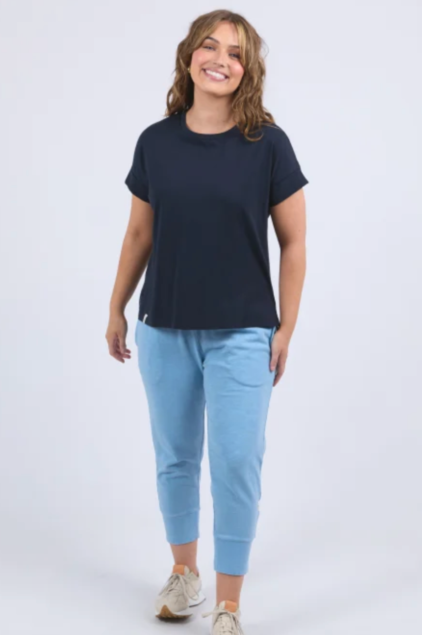 Elm Jesse S/S Tee - Dark Sapphire