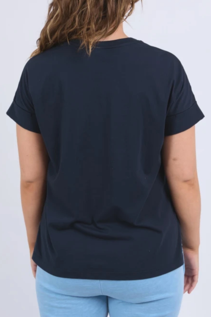 Elm Jesse S/S Tee - Dark Sapphire